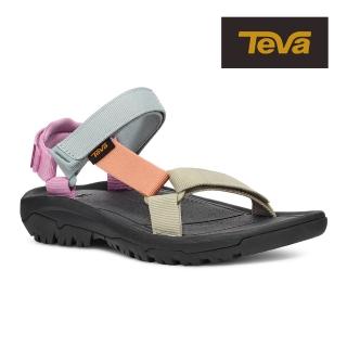 【TEVA】女涼鞋 機能運動涼鞋/雨鞋/水鞋 Hurricane XLT2 原廠(多彩桉樹-TV1019235ELY)