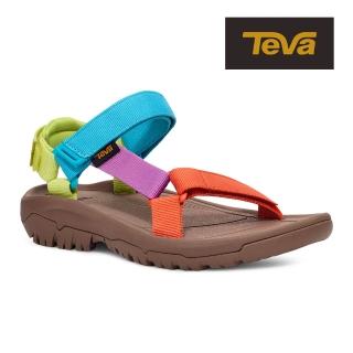 【TEVA】女涼鞋 機能運動涼鞋/雨鞋/水鞋 Hurricane XLT2 原廠(多彩探索-TV1019235EPL)