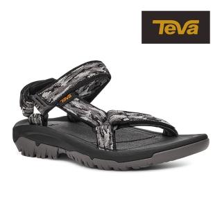 【TEVA】女涼鞋 機能運動涼鞋/雨鞋/水鞋 Hurricane XLT2 原廠(網眼黑白-TV1019235MHB)