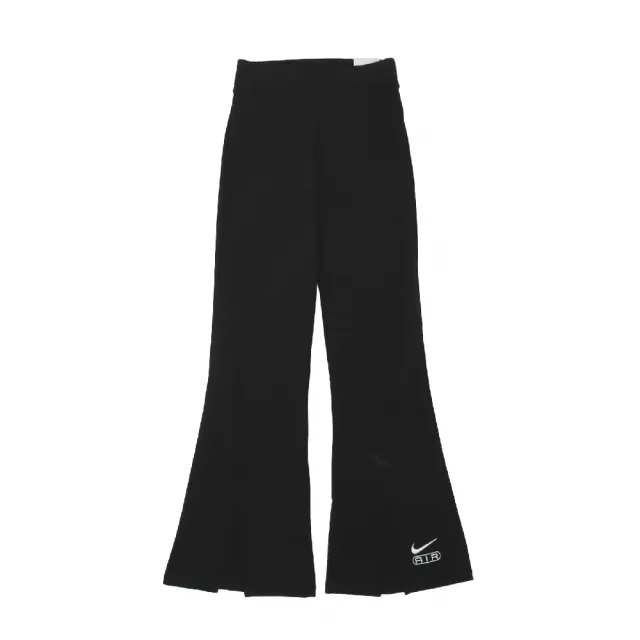 【NIKE 耐吉】緊身褲 Leggings 女款 黑 白 高腰 開衩 全場 運動 瑜珈 長褲 褲子(FN1892-010)