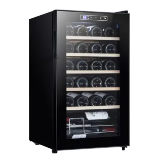 【Laptinc 拉普蒂尼】24瓶裝酒櫃 恒溫恆濕紅酒櫃(冷藏冰箱 葡萄酒櫃 紅酒櫃)