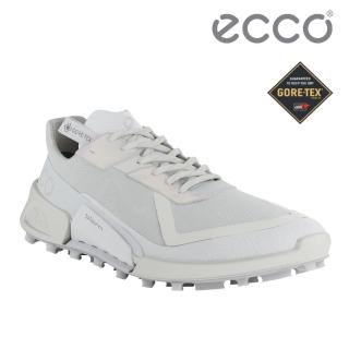 【ecco】BIOM 2.1 X COUNTRY W 健步2.1輕盈防水戶外跑步運動鞋 女鞋(亮白色 82283360874)