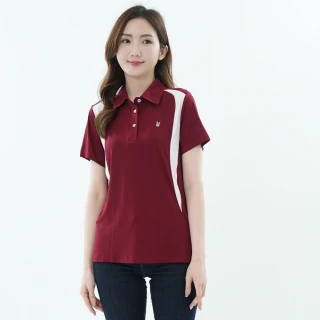 【遊遍天下】女款抗UV防曬速乾吸濕排汗機能POLO衫 GS1048紅色(M-5L 大尺碼)
