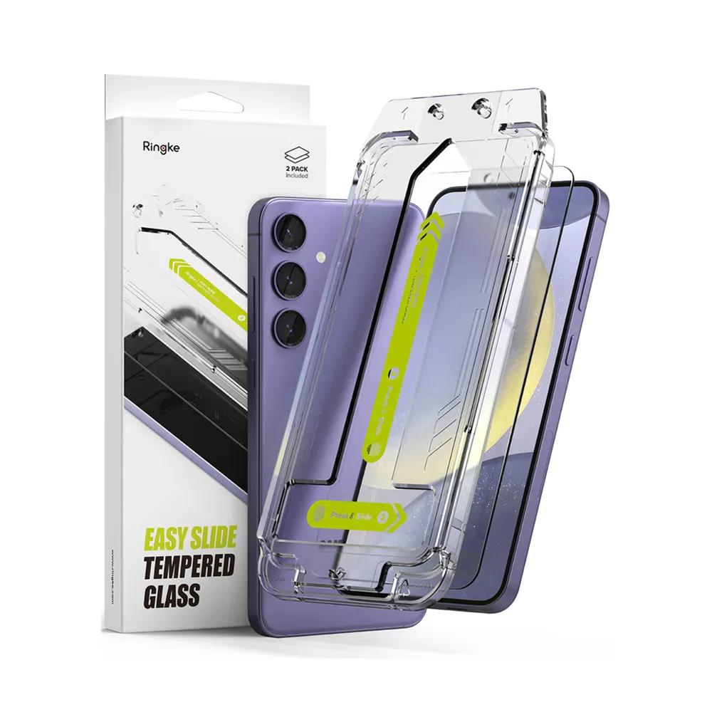 【Ringke】三星 Galaxy S24 / Plus / Ultra Tempered Glass 鋼化玻璃螢幕保護貼－2入(Rearth 附安裝工具)