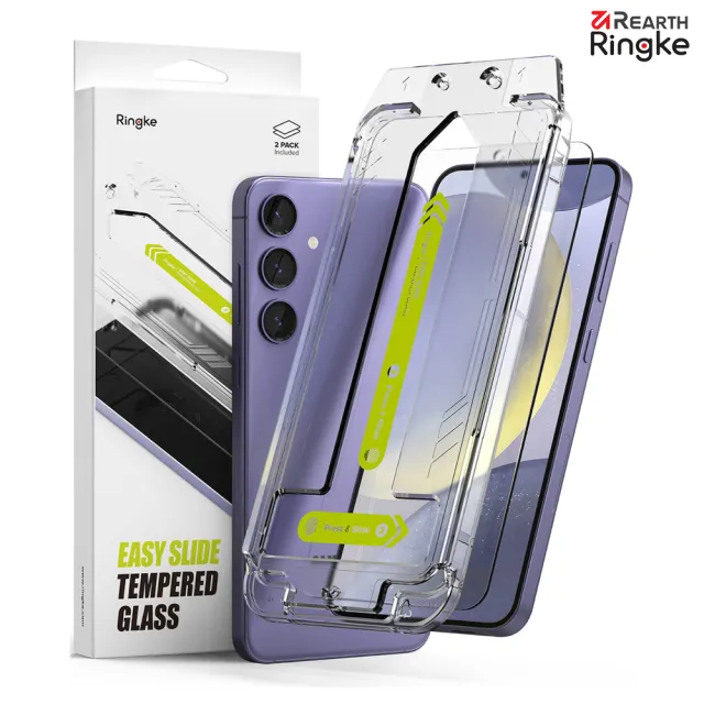 【Ringke】三星 Galaxy S24 / Plus / Ultra Tempered Glass 鋼化玻璃螢幕保護貼－2入(Rearth 附安裝工具)