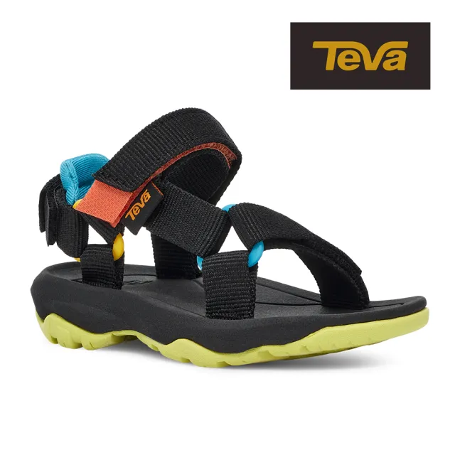 【TEVA】幼童涼鞋 機能運動涼鞋/雨鞋/水鞋/童鞋 Hurricane XLT2 原廠(多彩黑-TV1019390TBLKM)