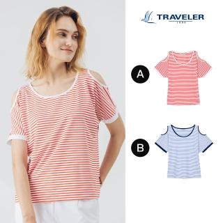 【TRAVELER 旅行者】24SS女款超透氣消臭吸排上衣 241TR821(消臭/吸濕排汗/超透氣)