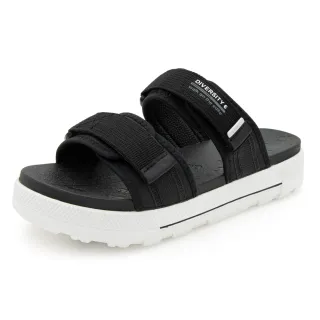 【G.P】d6女款Q軟舒適織帶雙帶拖鞋D569W-黑色(SIZE:36-39 共四色)