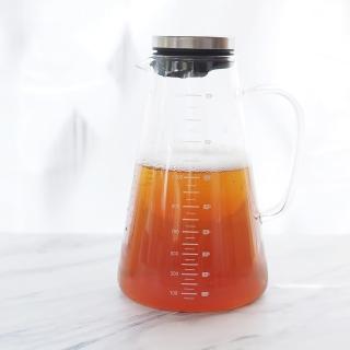 【Royal Duke】多功能玻璃水壺/加厚耐熱泡茶壺(11500ml入厝禮 家用壺 刻度壺)
