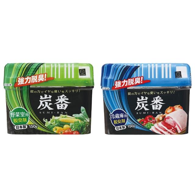 【小久保】日本 KOKUBO 炭番 冰箱除臭劑150g(2入組)