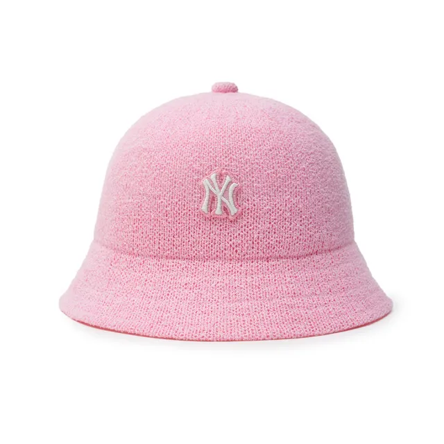 【MLB】童裝 圓頂漁夫帽 鐘型帽 童帽 紐約洋基隊(7AHTB024N-50PKP)