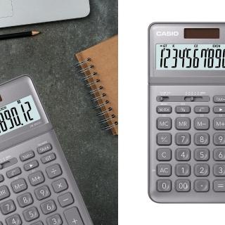 【CASIO 卡西歐】12位數香檳系列計算機(JW-200SC-GY)