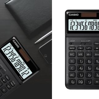 【CASIO 卡西歐】12位數香檳系列計算機(JW-200SC-BK)