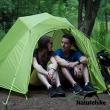 【Naturehike】升級款 云尚2極輕量210T格子布雙人帳篷 贈地席 綠色 T001-T(台灣總代理公司貨)