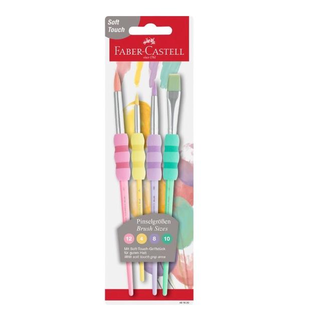 【Faber-Castell】德國輝柏 水彩筆 淡彩甜筒4入
