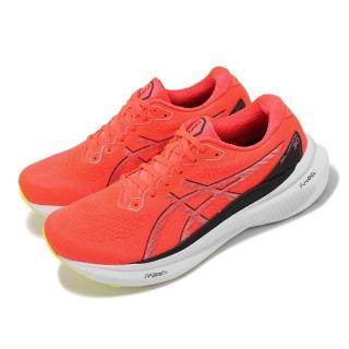 【asics 亞瑟士】慢跑鞋 GEL-Kayano 30 男鞋 橘 黑 支撐 反光 路跑 運動鞋 亞瑟士(1011B548601)