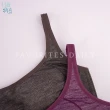 【日藏內衣】2件組- MIT低調簡約 無鋼圈 運動型內心(紫+灰 兩件組)