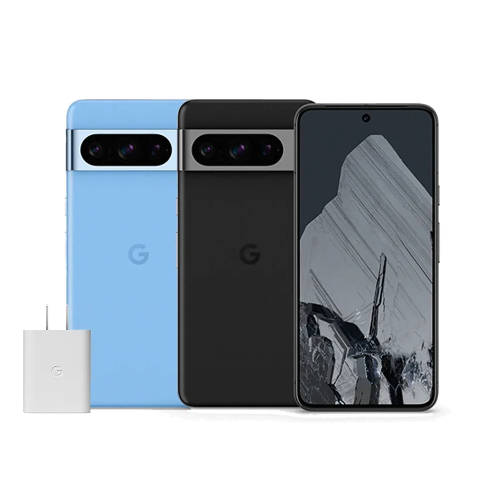 【Google】Pixel 8 Pro 5G 6.7吋(12G/256G/Tensor G3/5000萬鏡頭畫素/AI手機)(原廠30W旅充頭組)