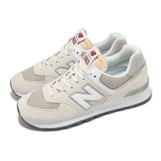 【NEW BALANCE】休閒鞋 574 男鞋 女鞋 海鹽 灰 麂皮 網布 緩衝 情侶鞋 NB(U574RCD-D)