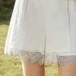 【OUWEY 歐薇】蕾絲邊白色短褲(白色；S-L；3242326038)