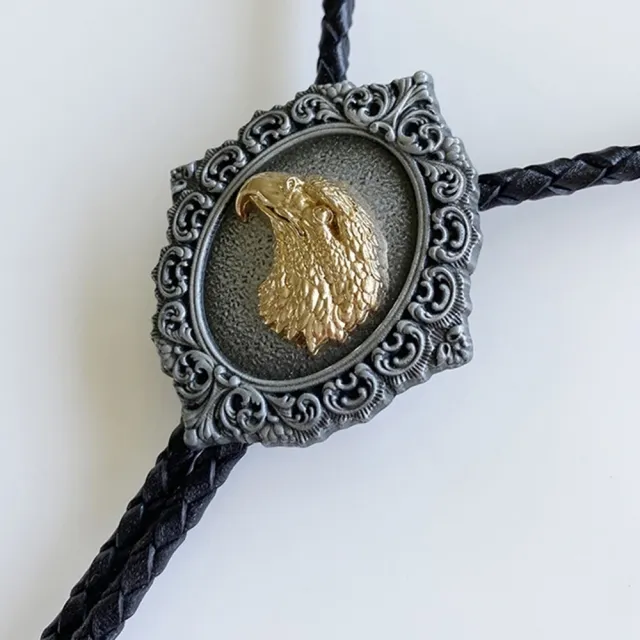 【米蘭精品】現貨+預購 Bolo tie波洛領帶(鍍金老鷹頭造型美式領帶男配件74gx29)