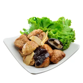 【鮮食家任選】南門市場。老林記素食齋菜紅燒烤麩(250g±10g/盒)