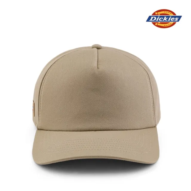 【Dickies】男女款沙色純棉斜紋可調節帽帶卡車司機棒球帽｜DK013056CH1