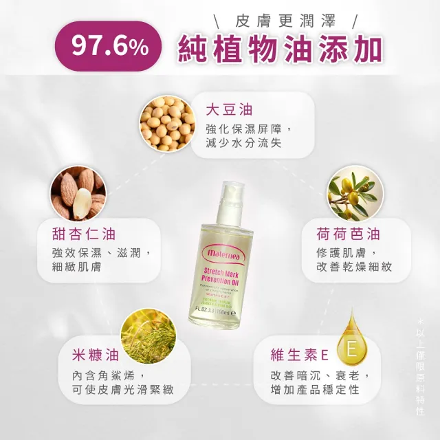 【媽咪莉娜】彈力潤膚油100ml(妊娠油/身體油/按摩油)