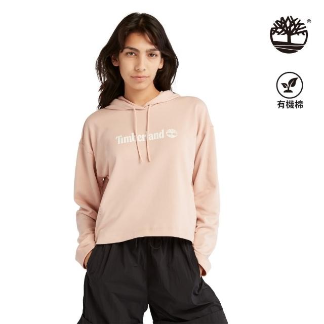 【Timberland】女款淺粉色連帽上衣(A6AZ2662)