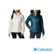 【Columbia 哥倫比亞 官方旗艦】女款-Joy Peak™金鋁點極暖防潑連帽外套-銅棕(UWR71020IX/HF)