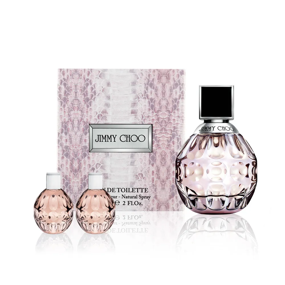 【JIMMY CHOO】JIMMY CHOO 同名淡香水 60ml(加贈隨機小香*2.專櫃公司貨)