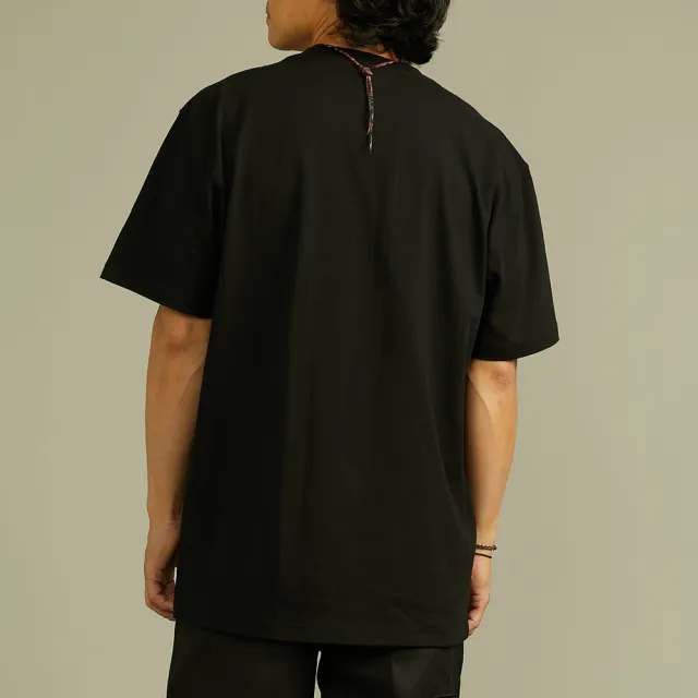 【Dickies】男女款黑色純棉重磅胸前口袋休閒短袖T恤｜DK012306BLK