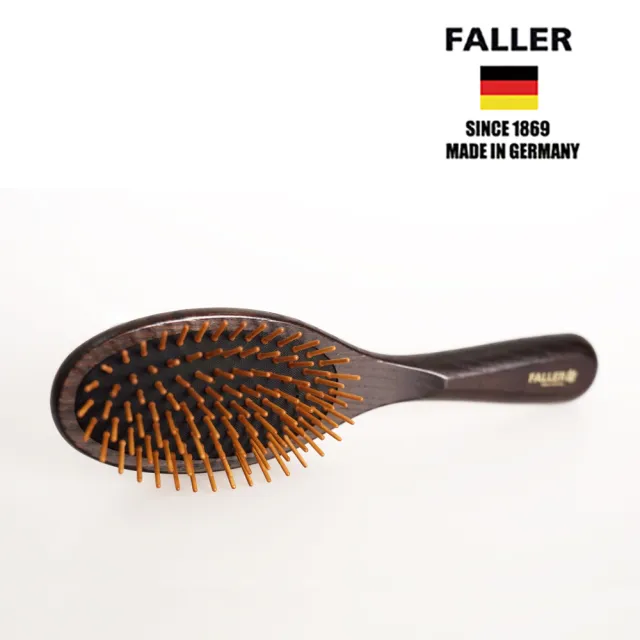 【FALLER 芙樂】德國製FSC大尺寸梣木氣墊木齒梳防靜電(氣墊梳/梳頭按摩美容/雙11)