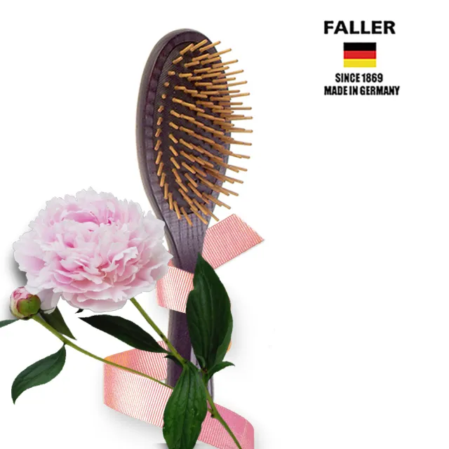 【FALLER 芙樂】德國製FSC大尺寸梣木氣墊木齒梳防靜電(氣墊梳/梳頭按摩美容/雙11)