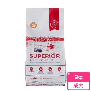 【FISH4DOGS 海洋之星】強化升級配方 成犬6kg(無穀狗飼料 狗乾糧 鮭魚 螺旋藻 海藻 磷蝦)