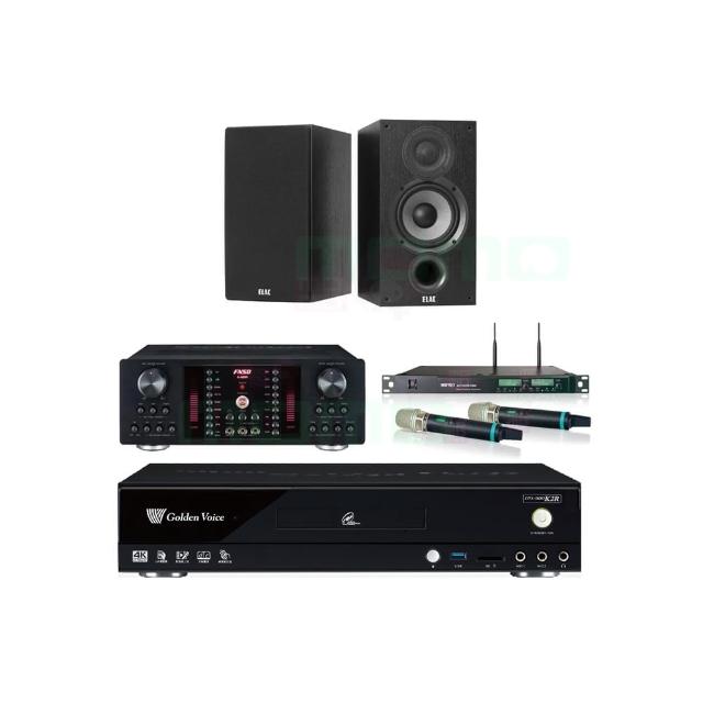 【金嗓】CPX-900 K2R+FNSD A-480N+ACT-8299PRO++Elac Debut 2.0 DB62(4TB點歌機+擴大機+無線麥克風+喇叭)