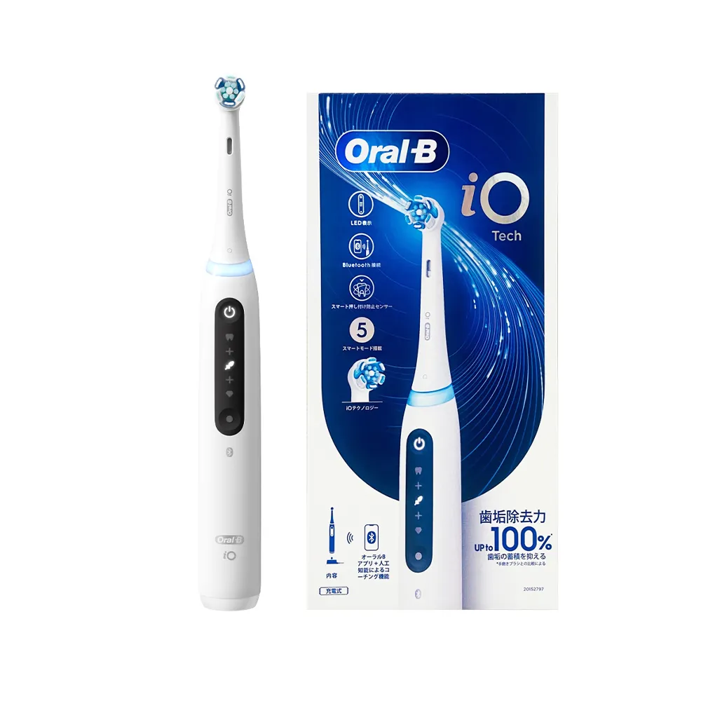 【德國百靈Oral-B-】iO TECH 微磁電動牙刷(白)