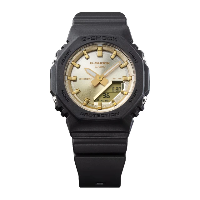 CASIO 卡西歐 夏季迷人日落時分時尚腕錶 黃面 40.2mm(GMA-P2100SG-1A)