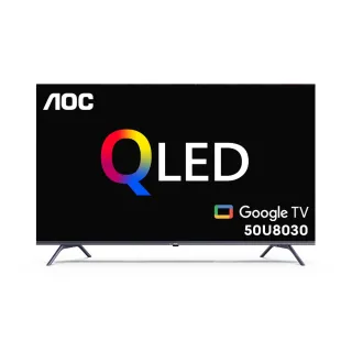 【AOC】50吋 4K QLED Google TV 智慧顯示器(50U8030)