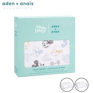 【aden+anais 官方直營】迪士尼經典四層紗厚毯/4款(米奇米妮/寶貝小飛象/玩具總動員/夢遊愛麗絲)