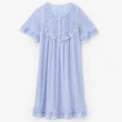 【Wacoal 華歌爾】睡衣-輕奢華系列 M-L超細針織洋裝 NNE12641V7(琉璃藍)