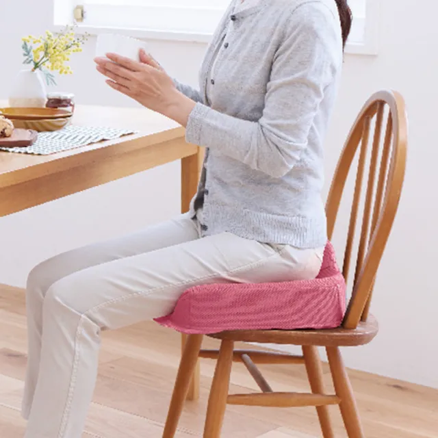 【台隆手創館】日本護腰機能坐墊骨盆枕(咖啡/藍/粉)