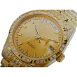 【ROSDENTON 勞斯丹頓】公司貨R1 榮耀璀璨 晶鑽機械腕錶-金色系-男錶-錶徑35mm(97626MGD-4G)