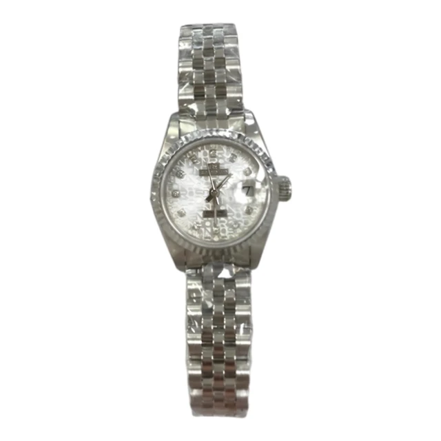 【ROSDENTON 勞斯丹頓】公司貨R1 晶鑽浮雕真心紀念錶款-銀色-女錶-錶徑25mm(7785LS-5W)