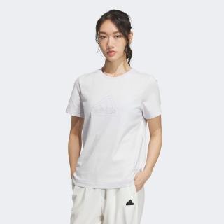 【adidas 愛迪達】短袖上衣(IM8838 女款運動上衣 灰)