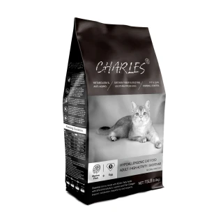 【CHARLES 查爾斯】特惠組 低敏貓糧 活力體態貓 6.8kg+1.5kg+聖馬利諾 貓用賦活肝精30ml(成貓 老貓 熟齡貓)