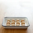 【月兔印】日本製琺瑯調理盤多功能烤盤(復古藍21、24.5、29.6cm超值三件組)