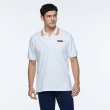 【NAUTICA】男裝 COMPETITION撞色領圍短袖POLO衫(白色)