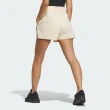 【adidas 愛迪達】短褲 女款 運動褲 TECH WV SHORTS 米白 IM8829