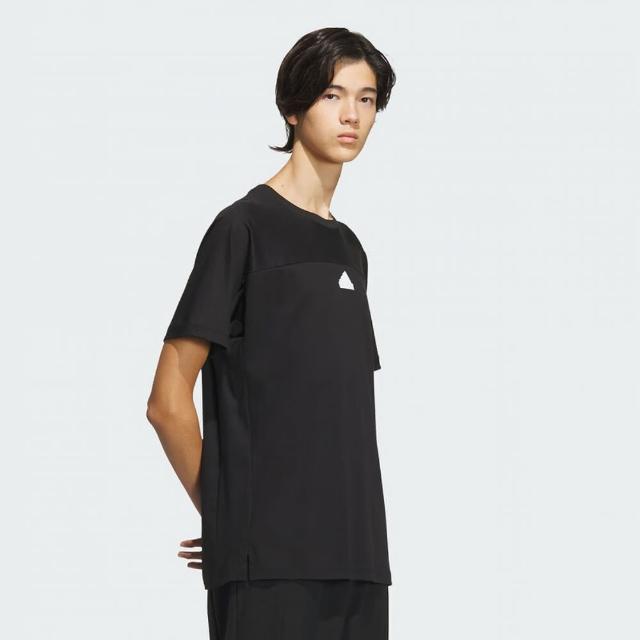 【adidas 愛迪達】上衣 男款 短袖上衣 運動 TH COOL TEE 黑 IT3937